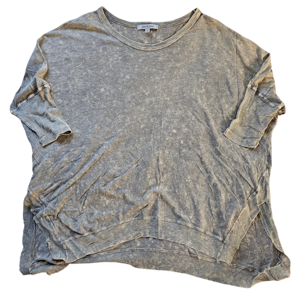 Stylish Gray Long Sleeve Women's Tee
